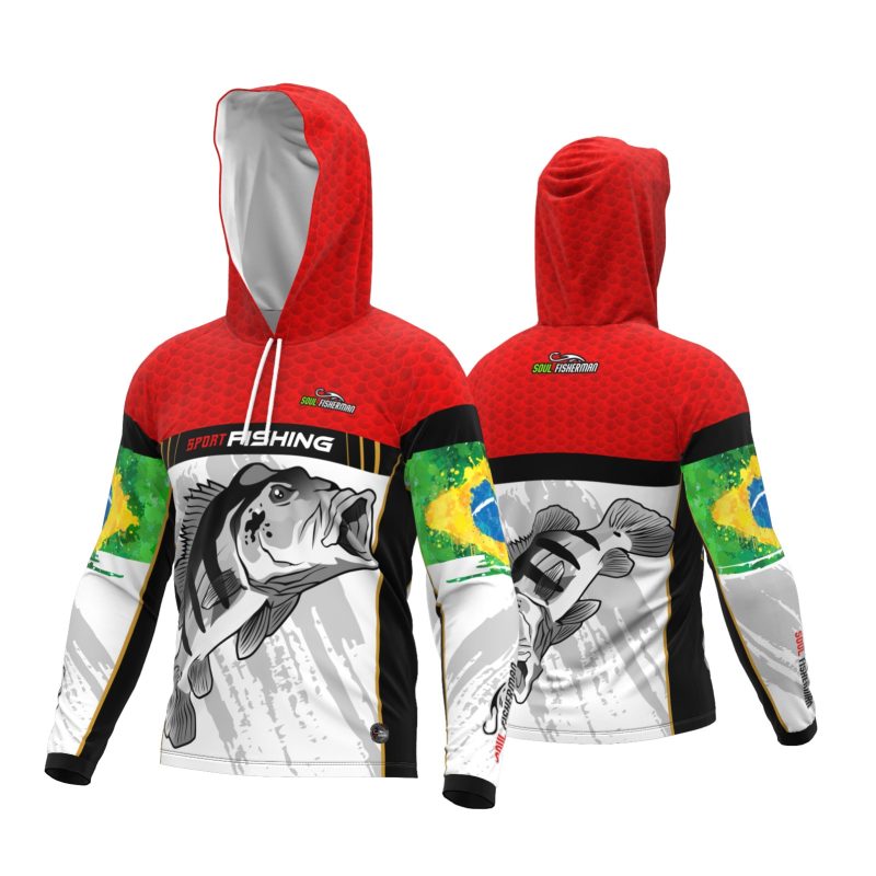 CAMISA DE PESCA COM CAPUZ REF:059