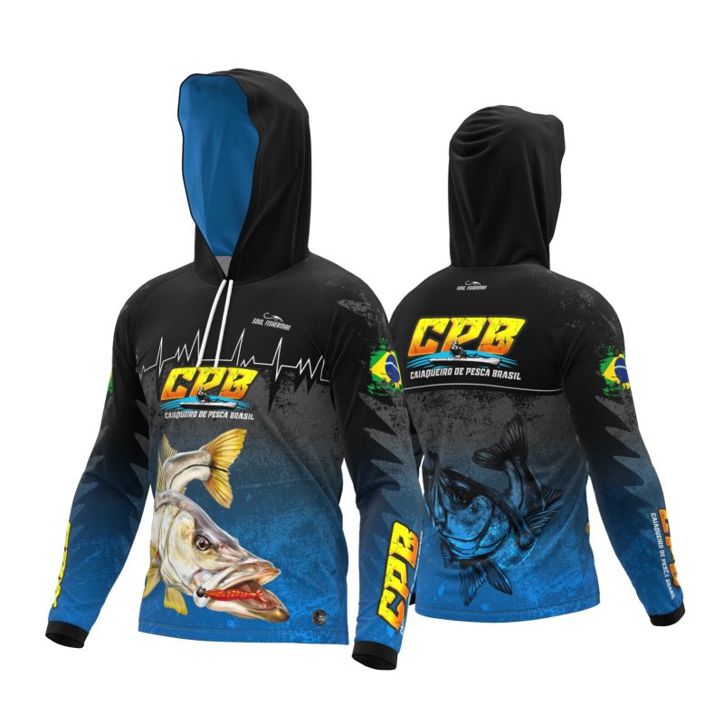 CAMISA DE PESCA COM CAPUZ CAIAQUEIROS DO BRASIL