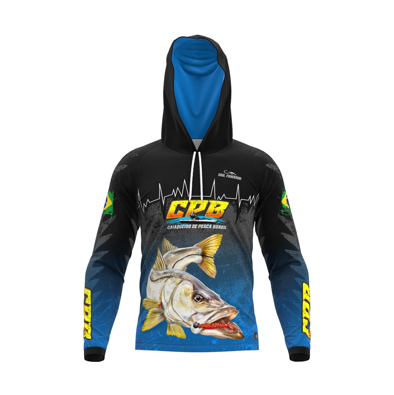 CAMISA DE PESCA COM CAPUZ CAIAQUEIROS DO BRASIL - Imagem 2