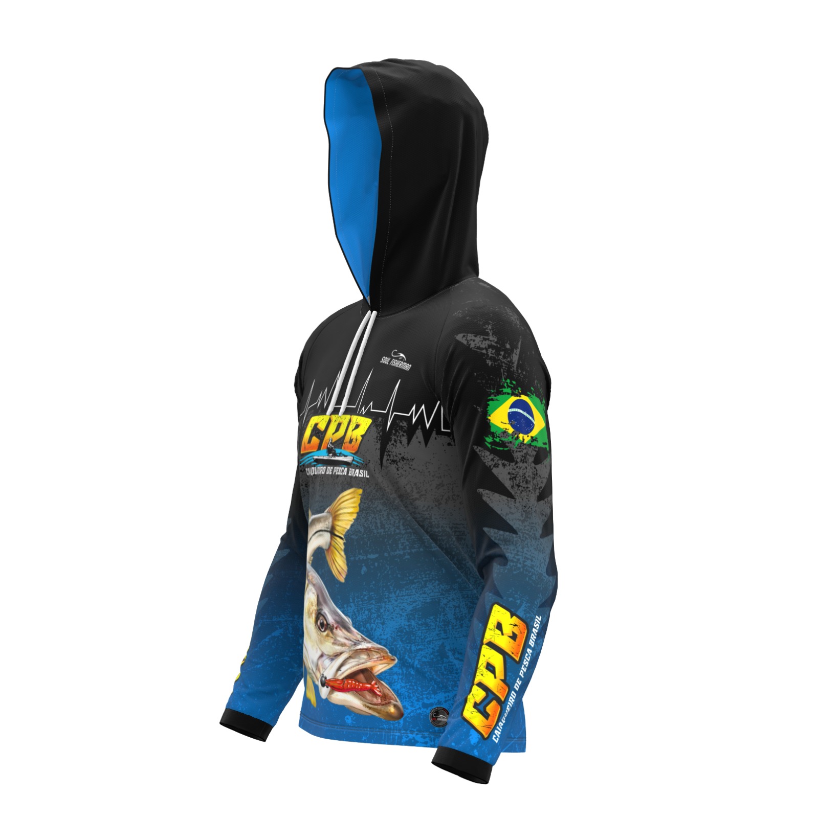 CAMISA DE PESCA COM CAPUZ CAIAQUEIROS DO BRASIL - Imagem 4