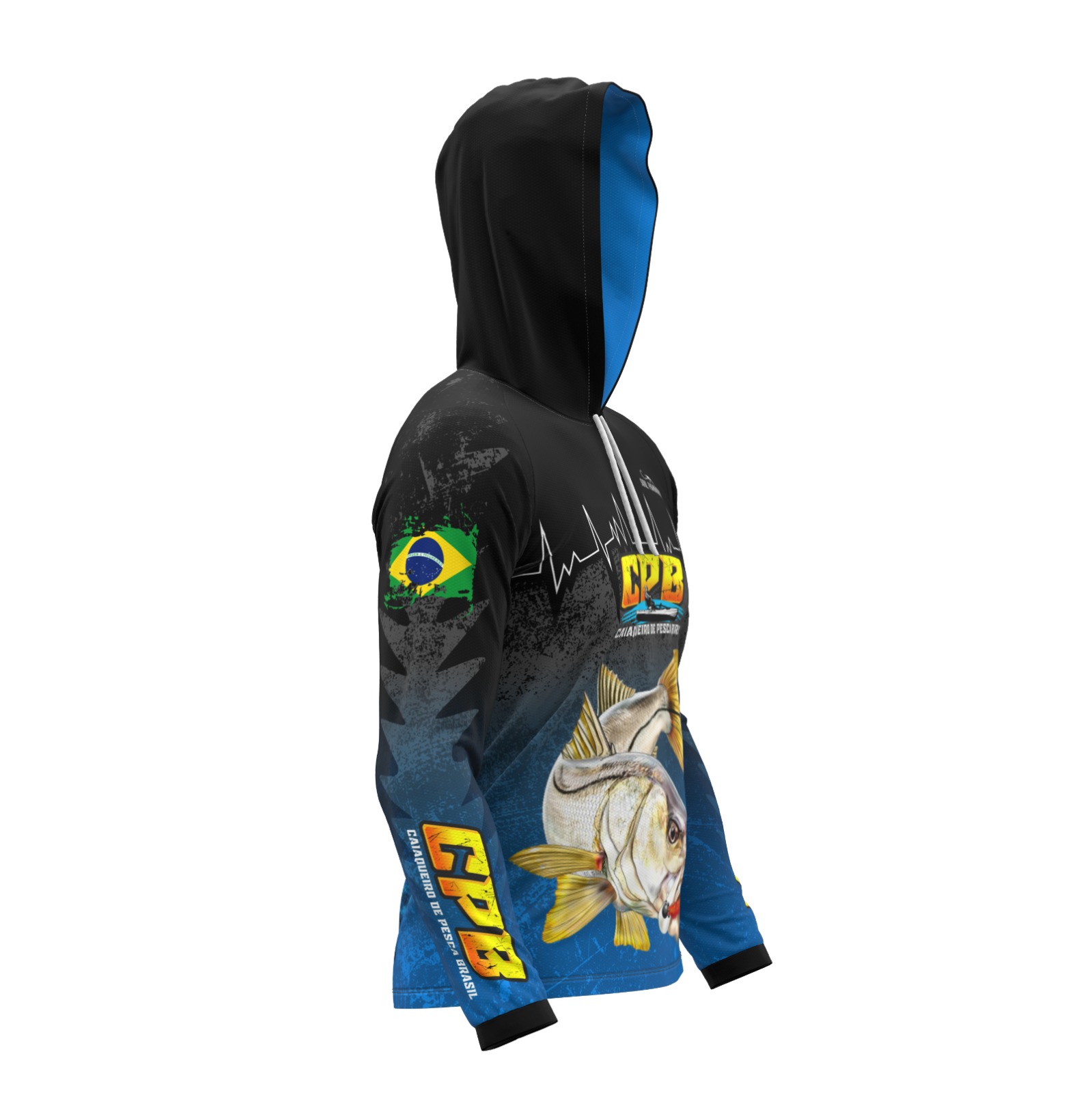 CAMISA DE PESCA COM CAPUZ CAIAQUEIROS DO BRASIL - Imagem 3